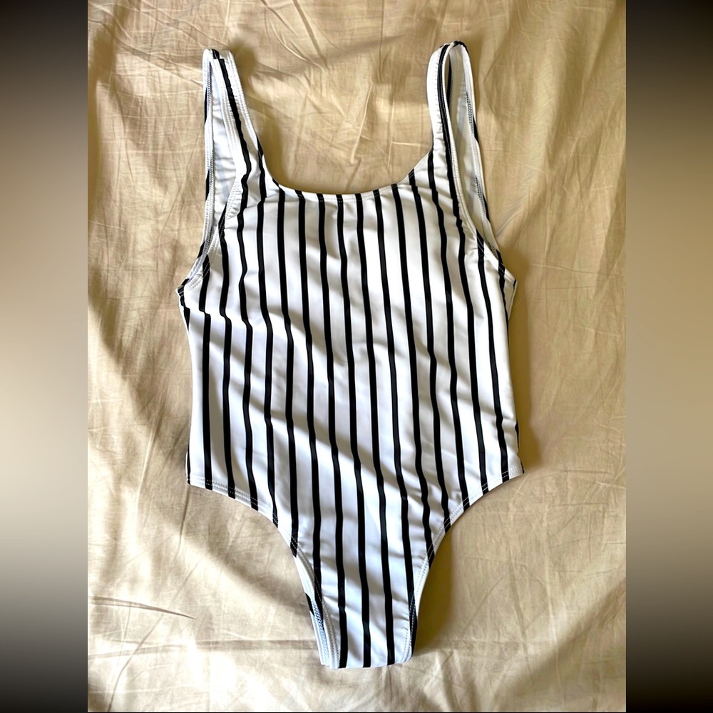 Super cute stripe one piece